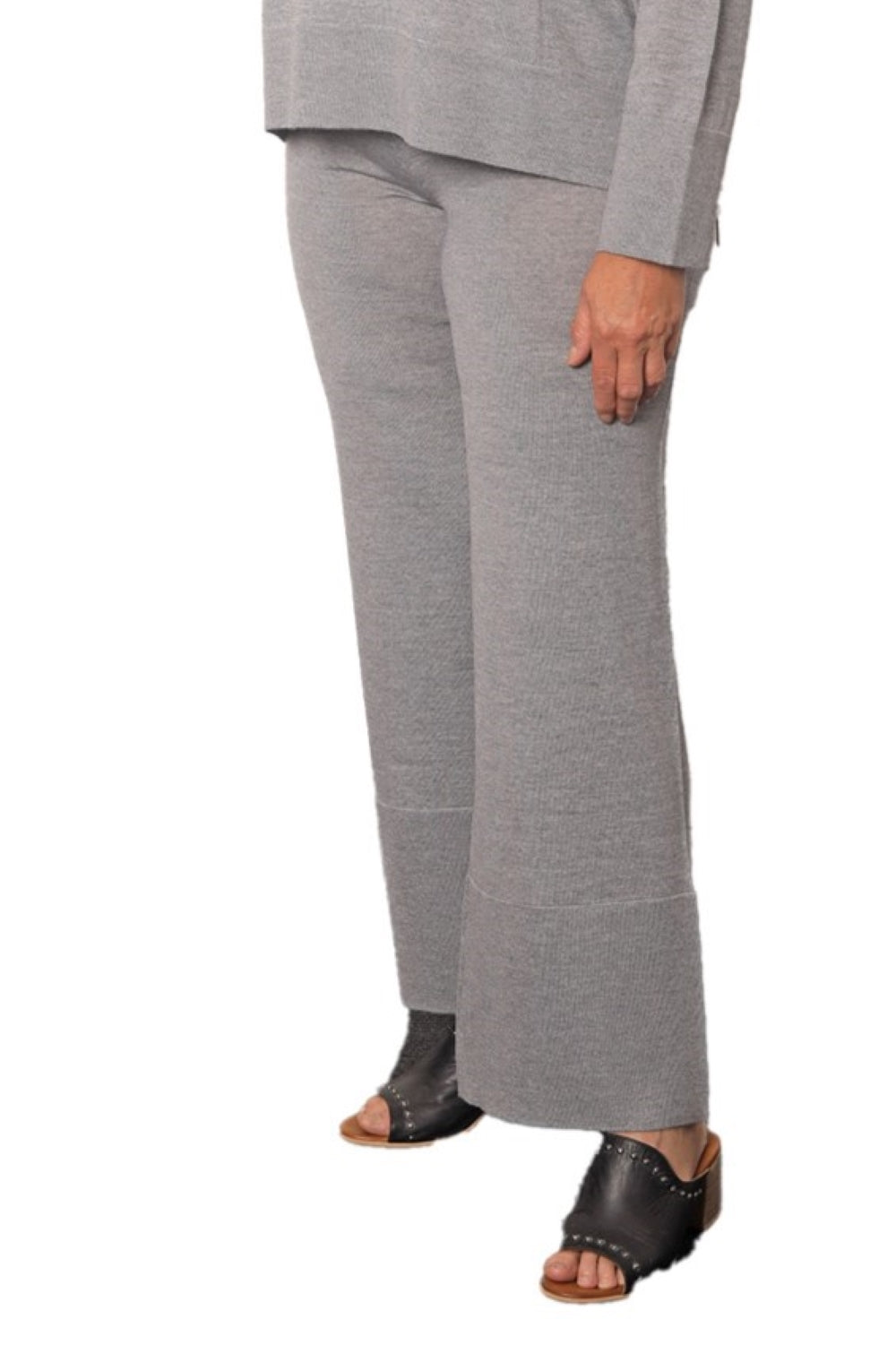 Stacie 100% Merino Pant - Grigio