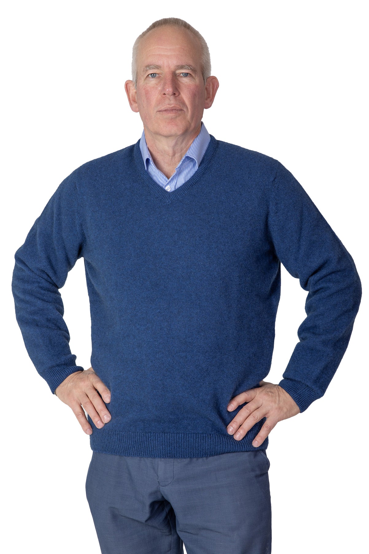 Merino Possum V-Neck Jumper _ Regatta