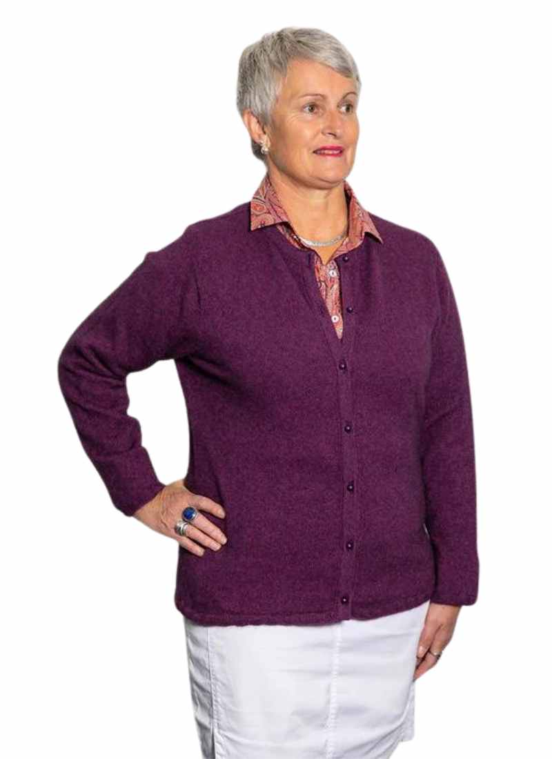 Merino Possum Cardigan from AOK Clothing Twilight