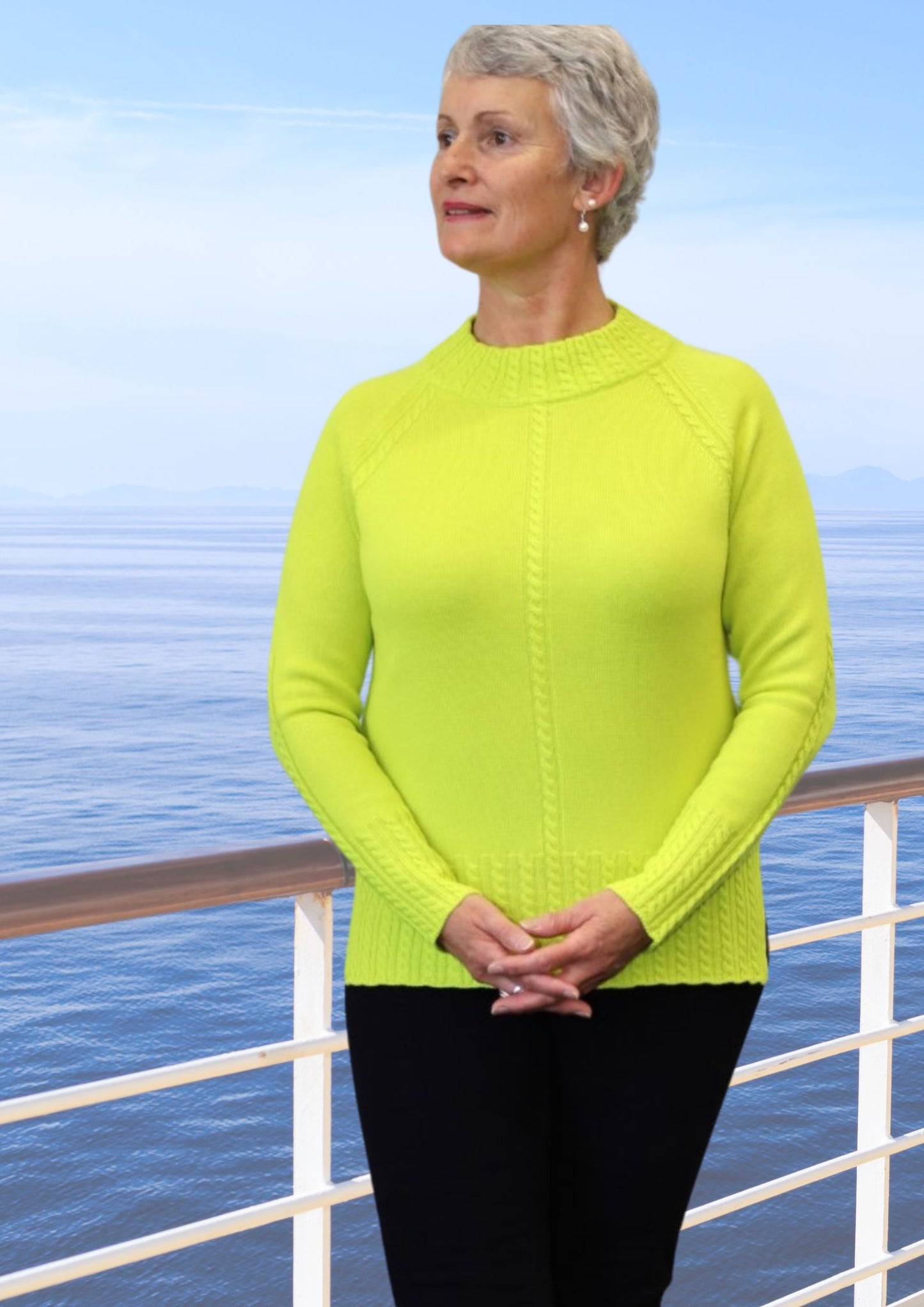 Stunning Cabled 100% Merino jumper from AOK Clothing