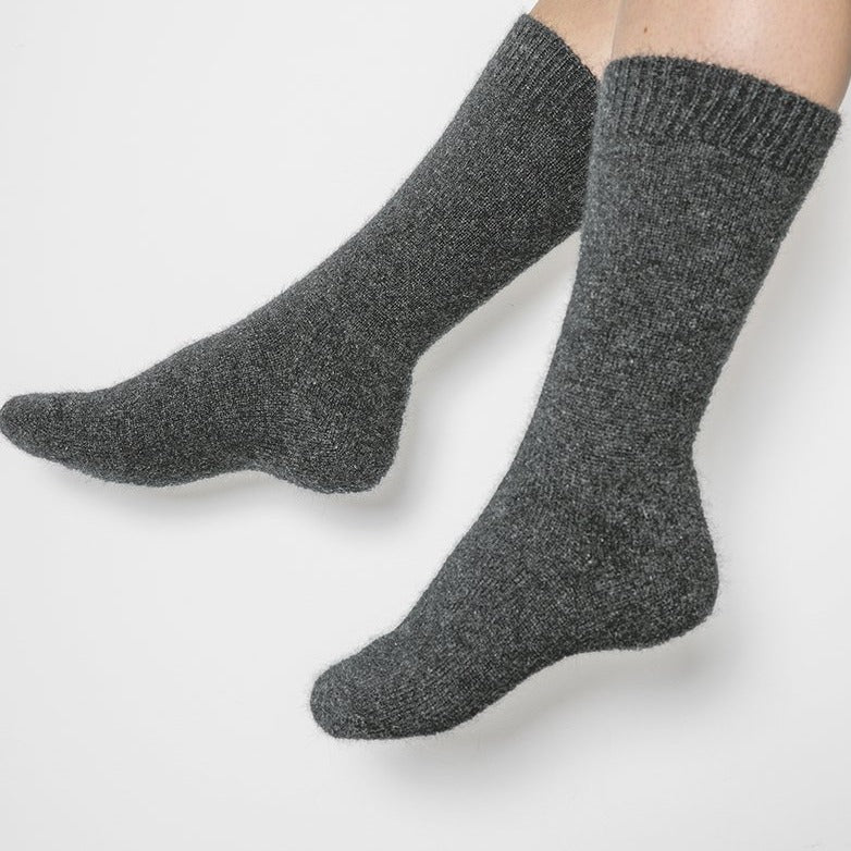 Charcoal Possum Merino Socks from AOK clothing