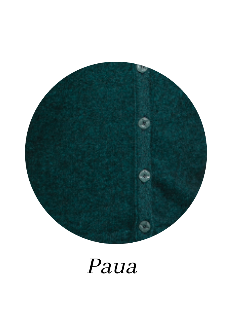 Paua Merino Possum Cardigan from AOK Clothing