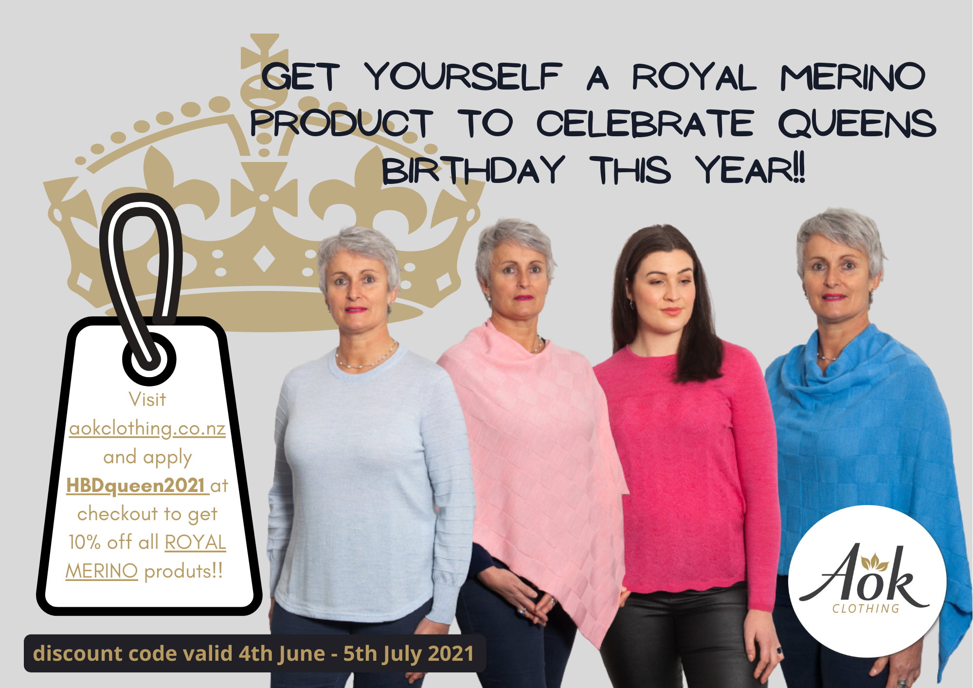 QUEENS BIRTHDAY DISCOUNT CODE