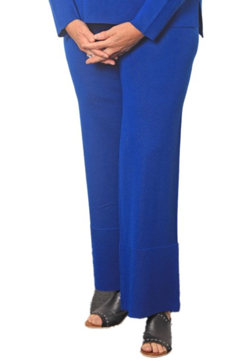 Stacie 100% Merino Pant - Lapis