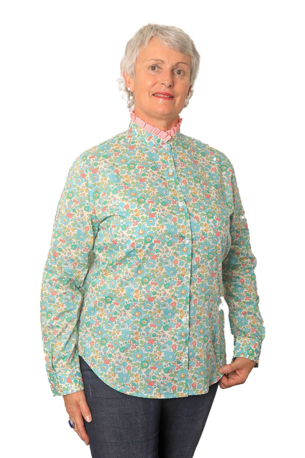 Products Liberty of London Olivia Button Front Blouse Betsy
