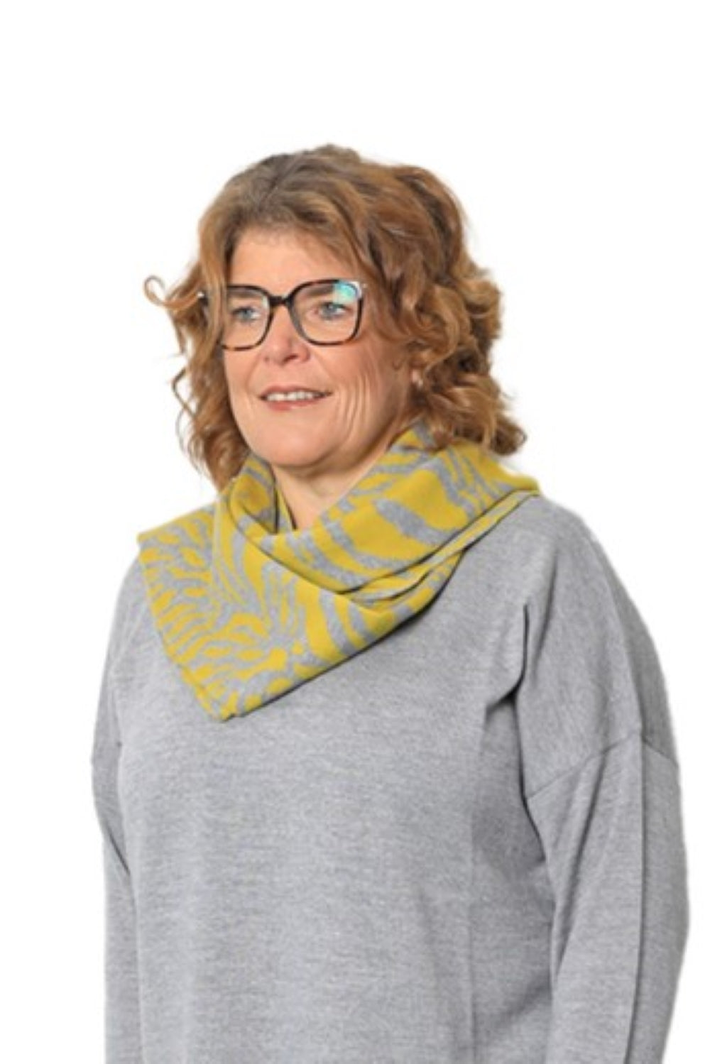 Zebrata - 100% Merino Scarf - Lime