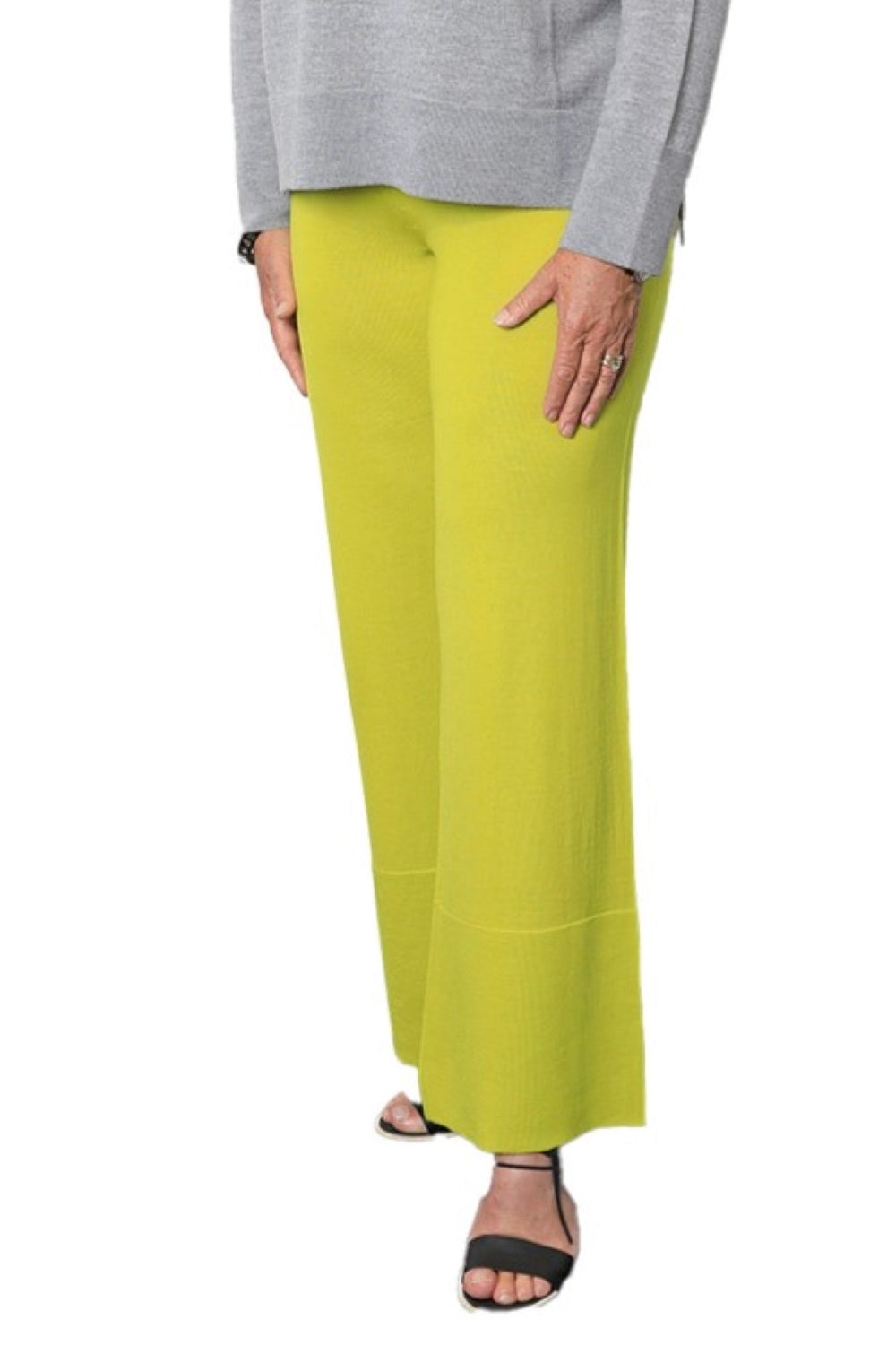 Stacie 100% Merino Pant Lime