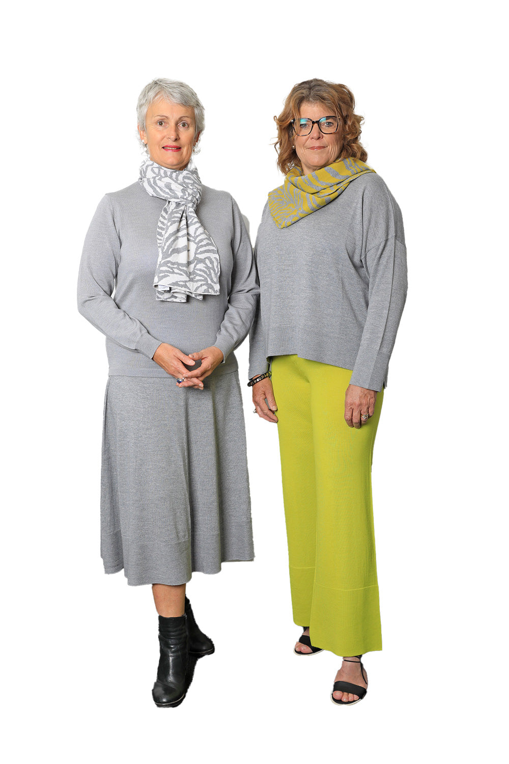Lisa 100% Extra Fine Merino  Flared Skirt