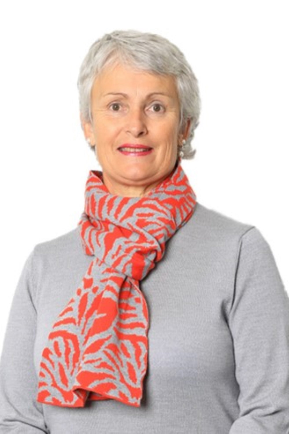 Zebrata - 100% Merino Scarf - Inftrared