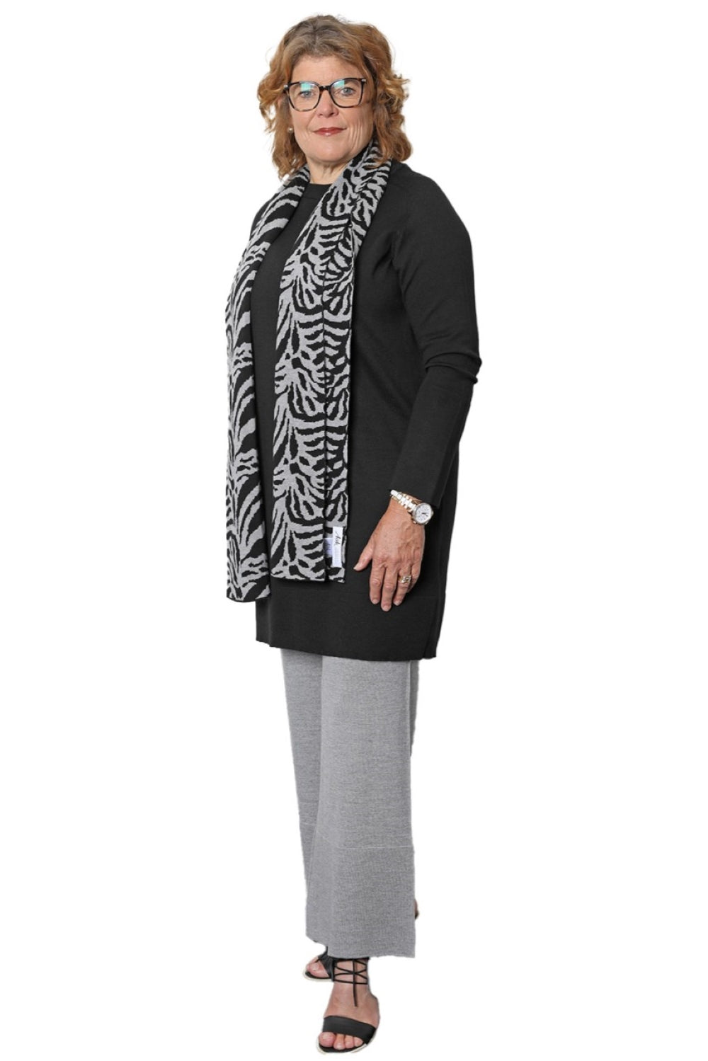 100% Merino Tunic Dress by AOK Clothing - The Stacie Dress Black