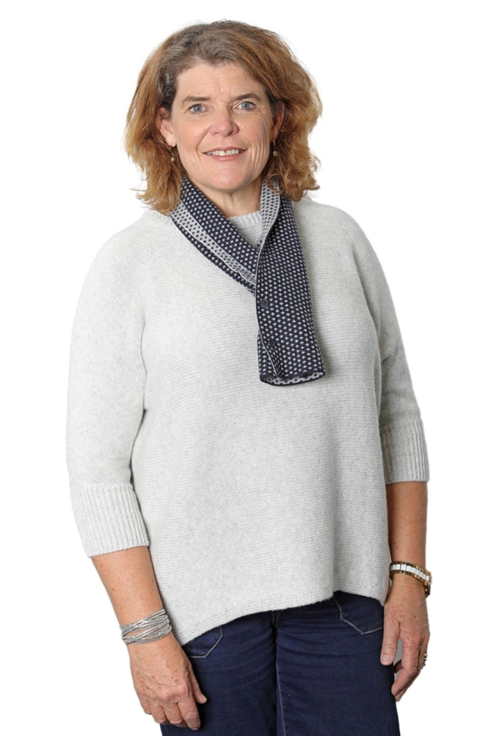 Cashmere Merino 3/4 Sleeve Poncho