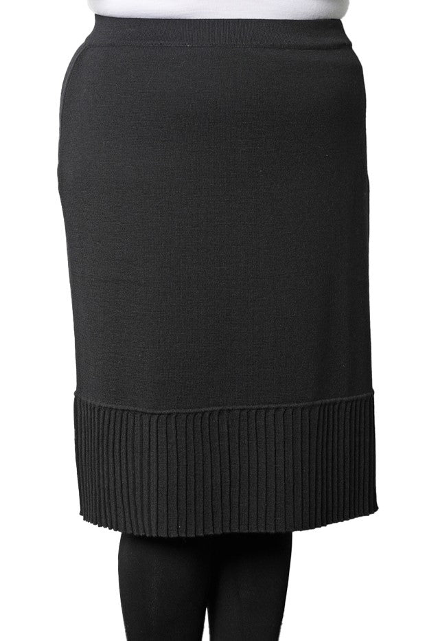Made in Italy - Merino Donna Skirt - Knee Length