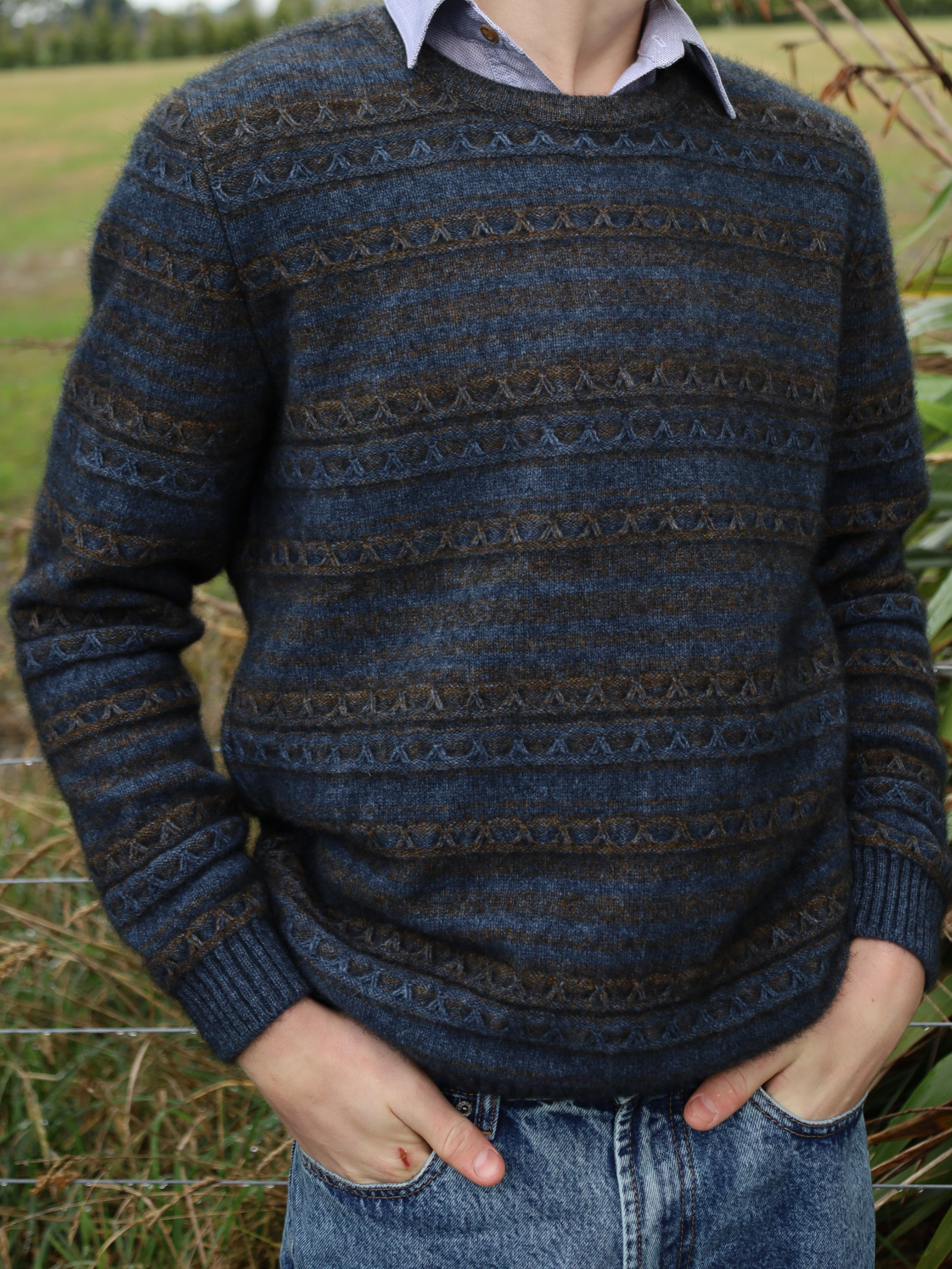Merino Possum Men's Artisan Sweater from AOK Clothing