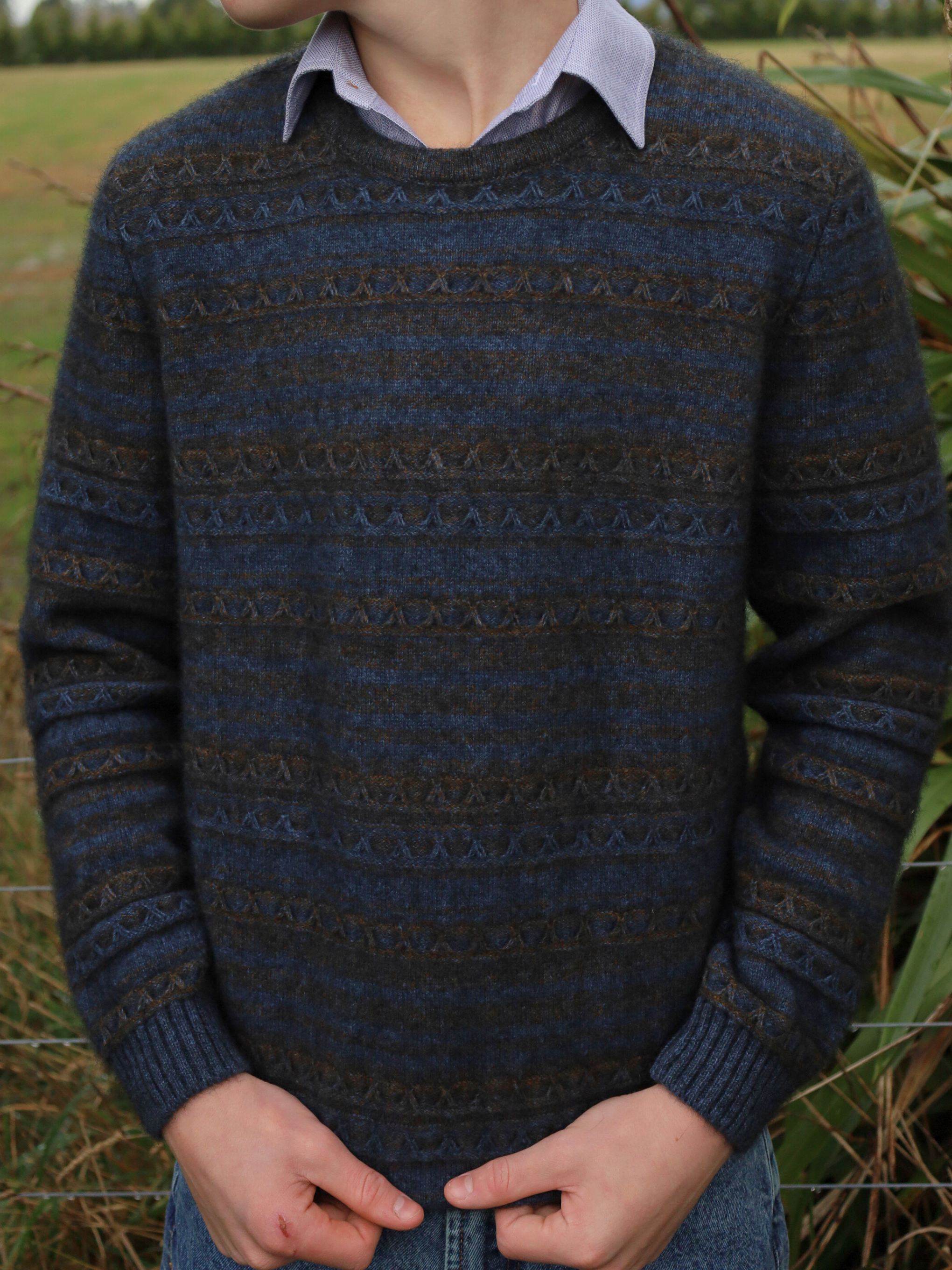 Merino Possum Men's Artisan Sweater from AOK Clothing.1