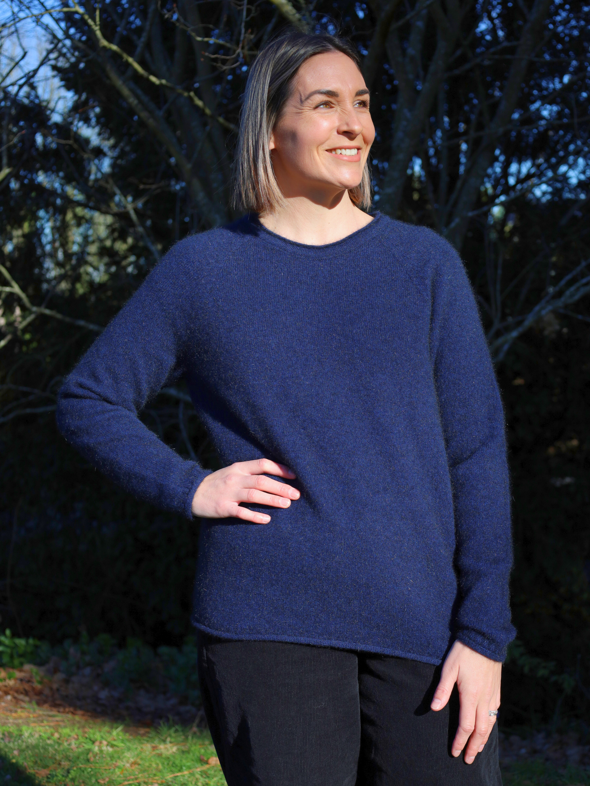 maritime merino psossum crew neck jumper