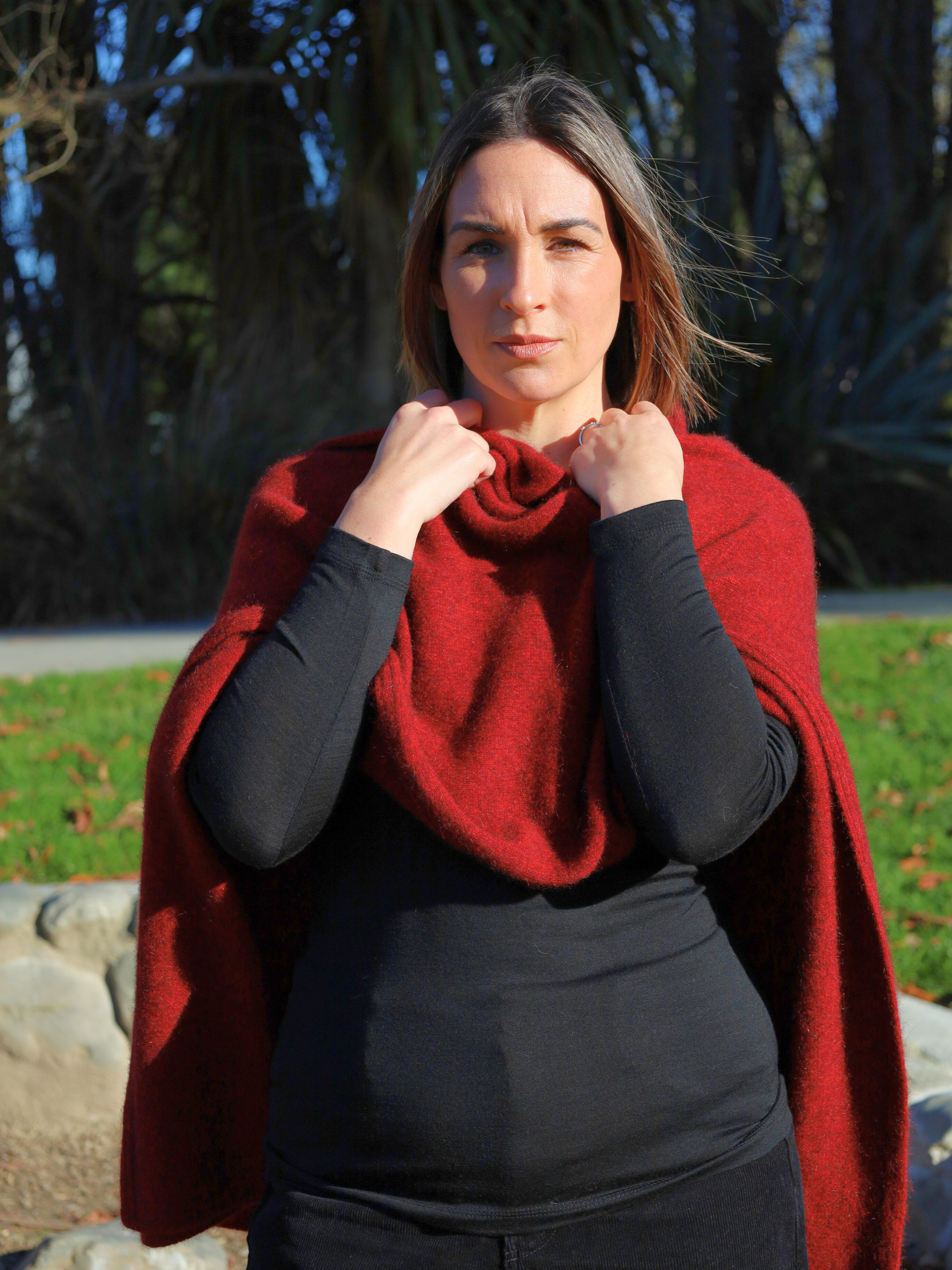 Merino possum northcape wrap red3