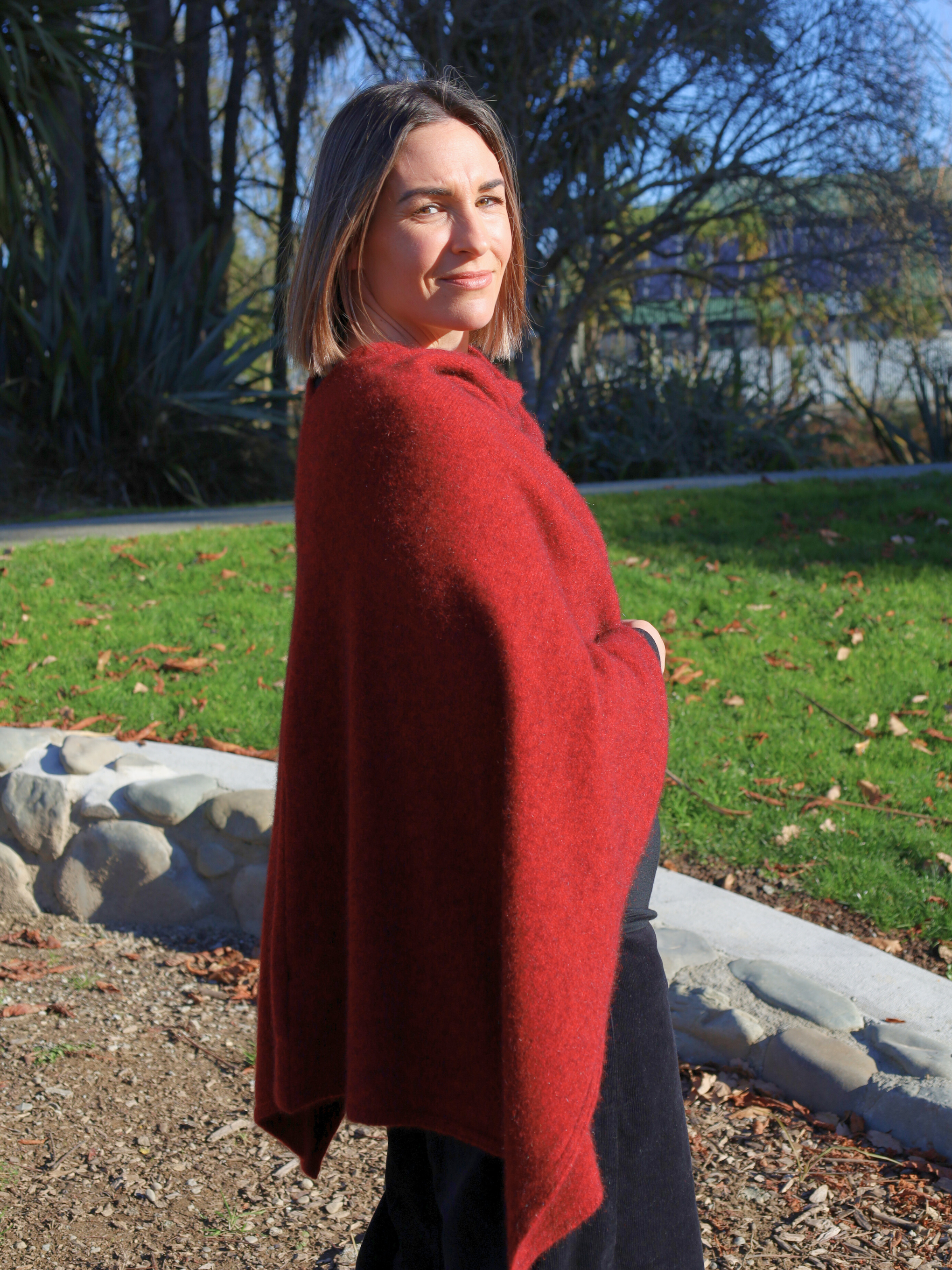 Merino possum northcape wrap red2