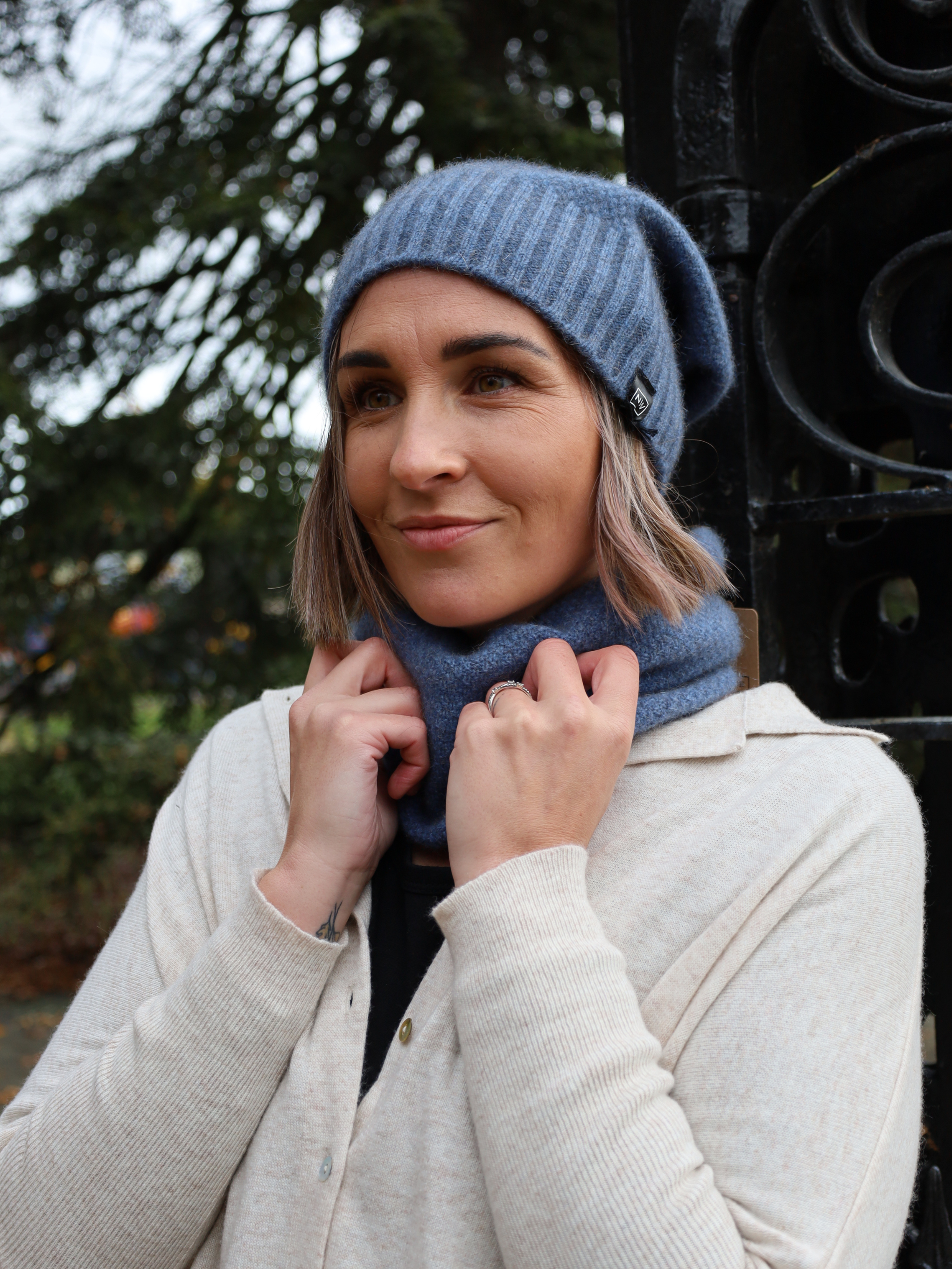 Merino Possum Moss Baggie Beanie
