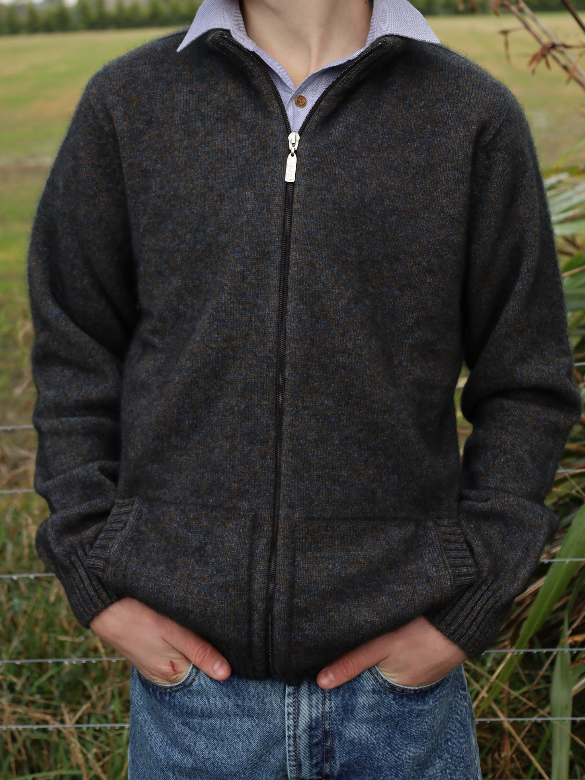 mens possum jacket morraine