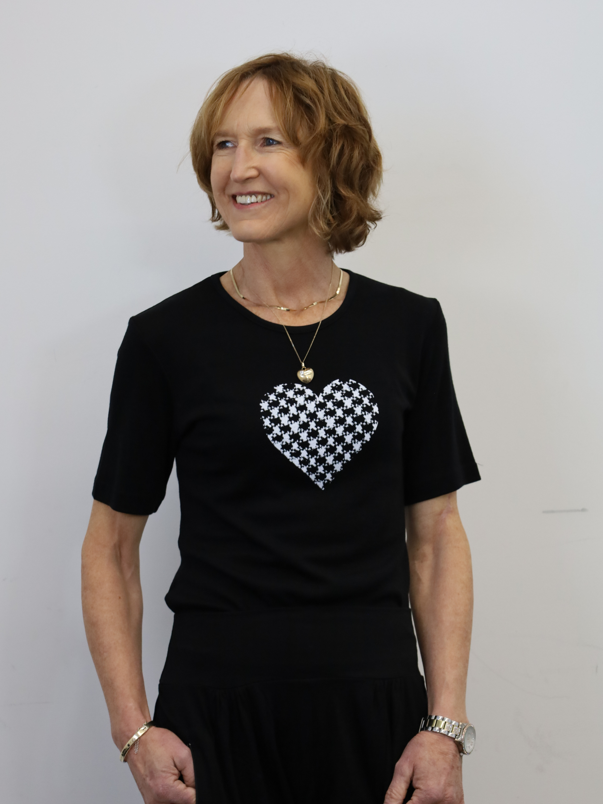 black merino crew t shirt AOK