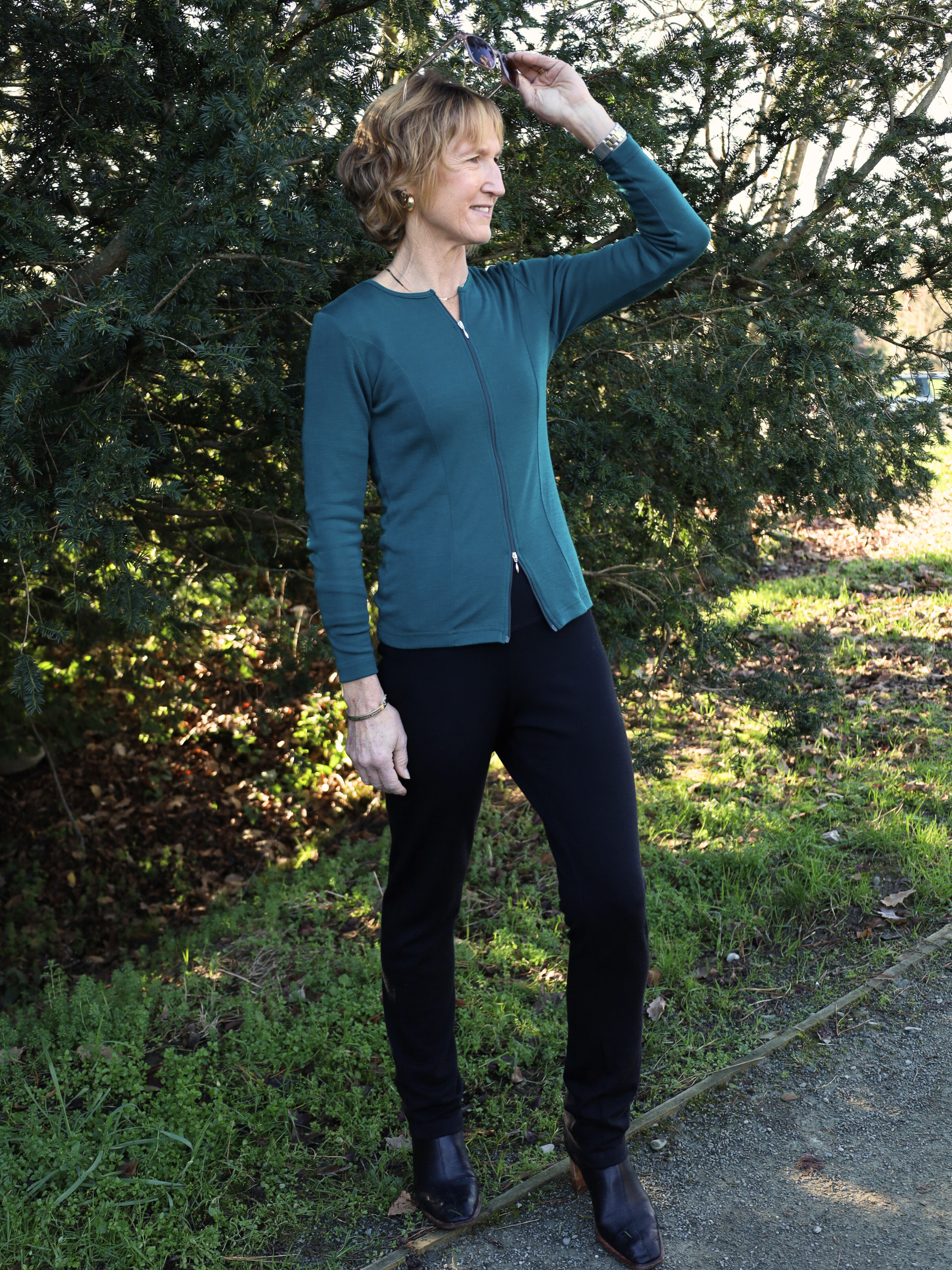 black merino lounge pants