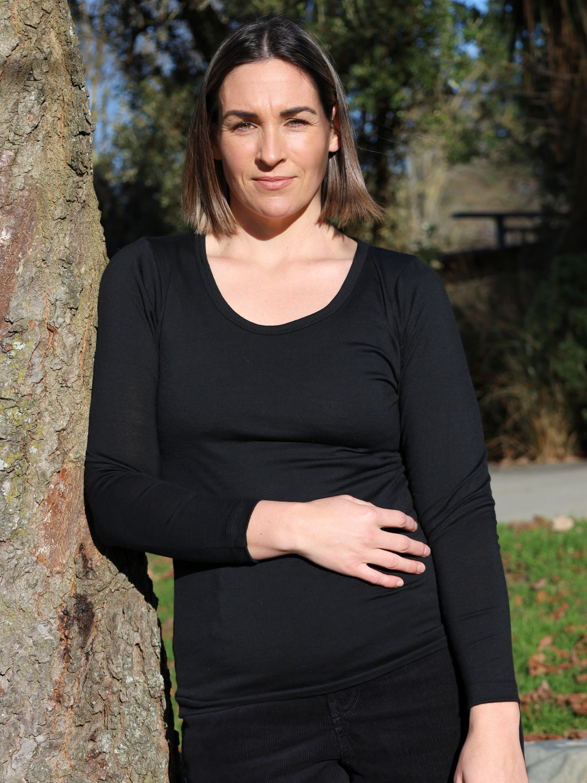 Long Sleeve Scoop Single Jersey merino