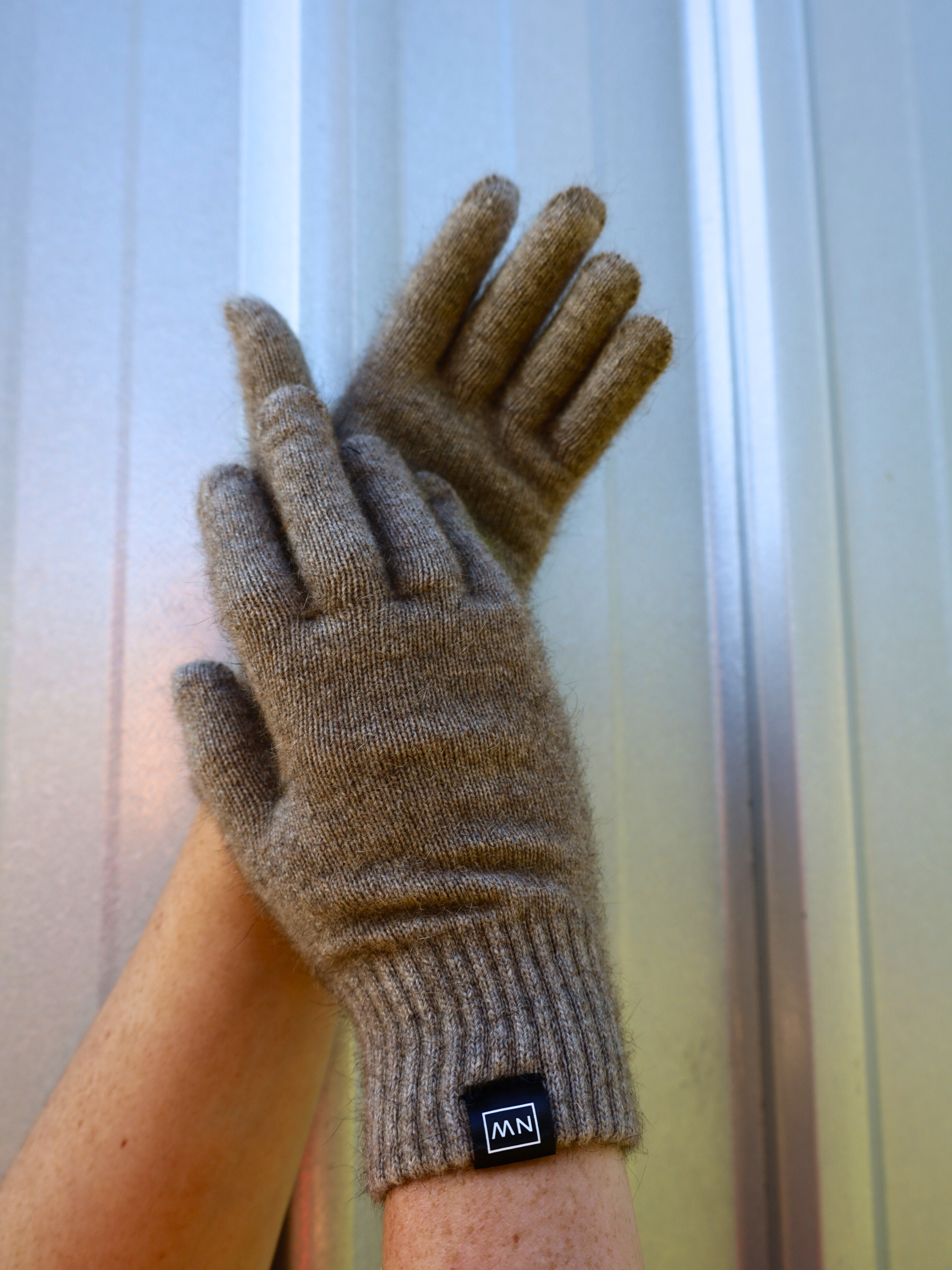 Oyster Aok Clothing Merino Possum gloves