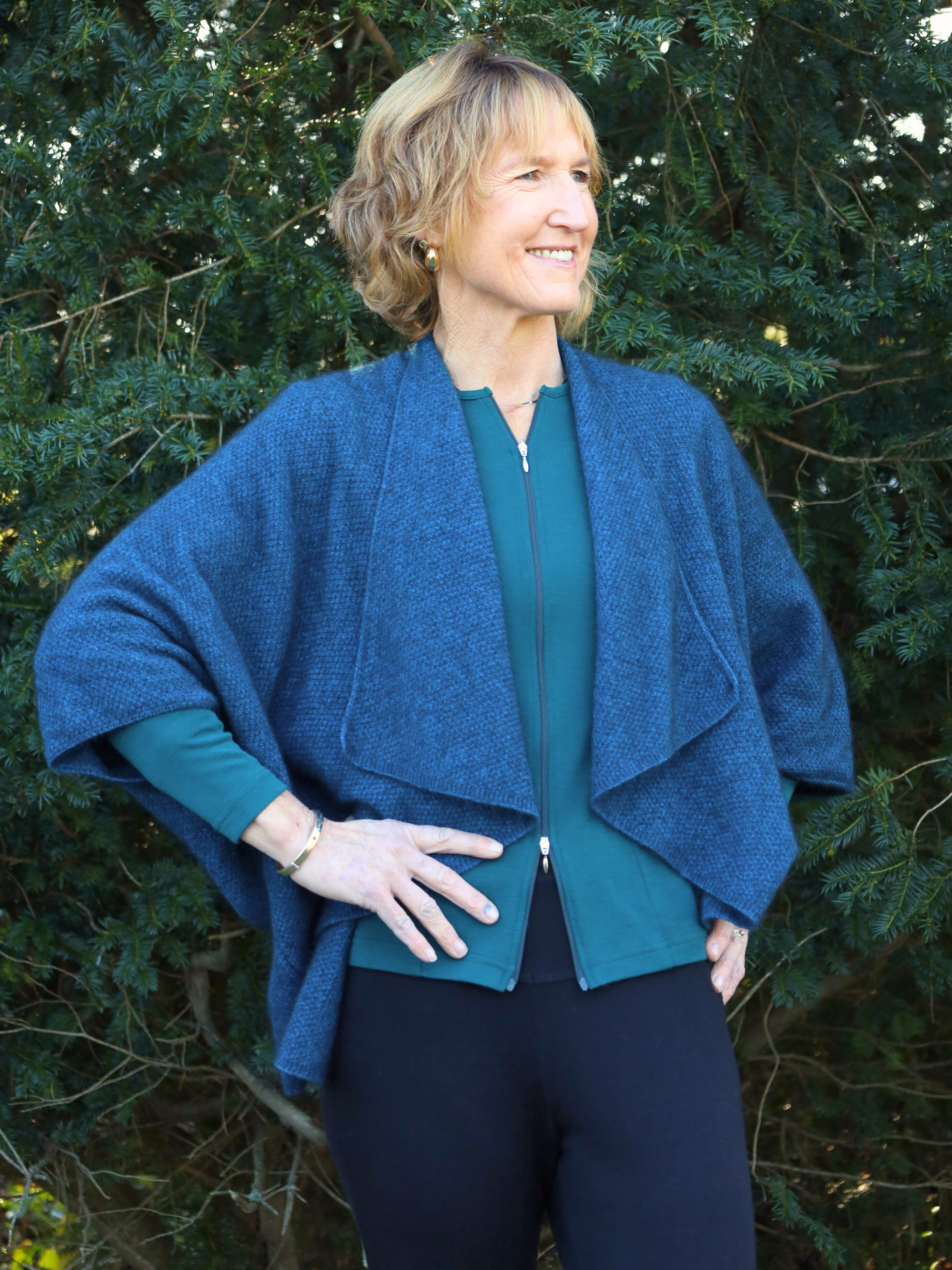 merino possum longline wrap- tui