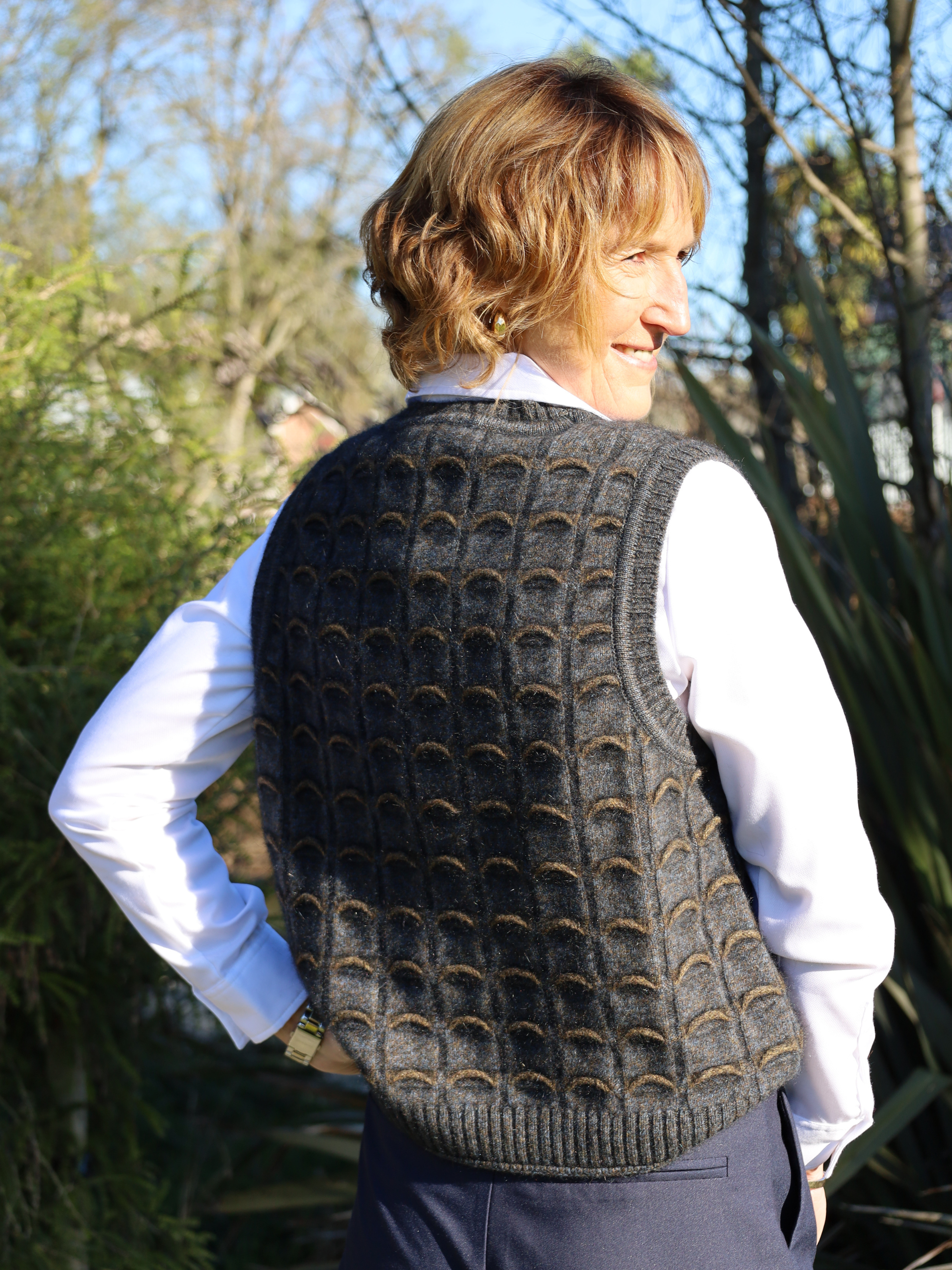 Merino possum vest from aok clothing
