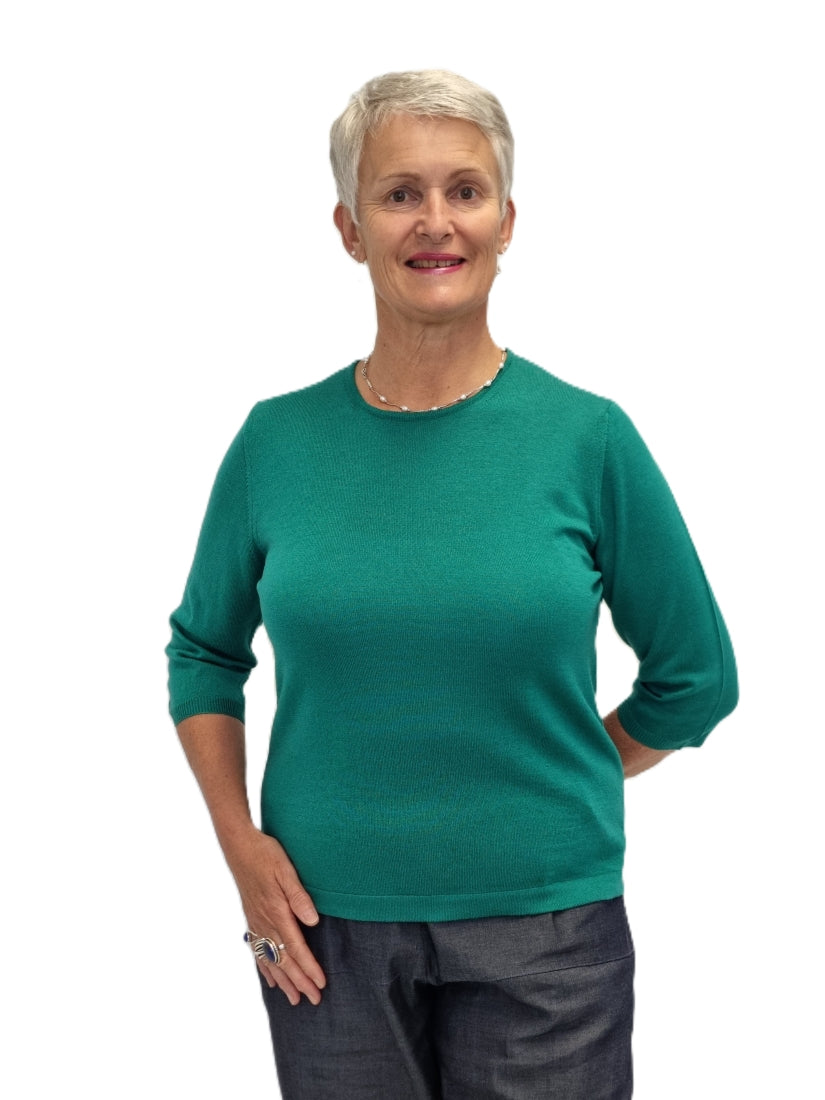 Classic Merino Crew Neck - Short Sleeves