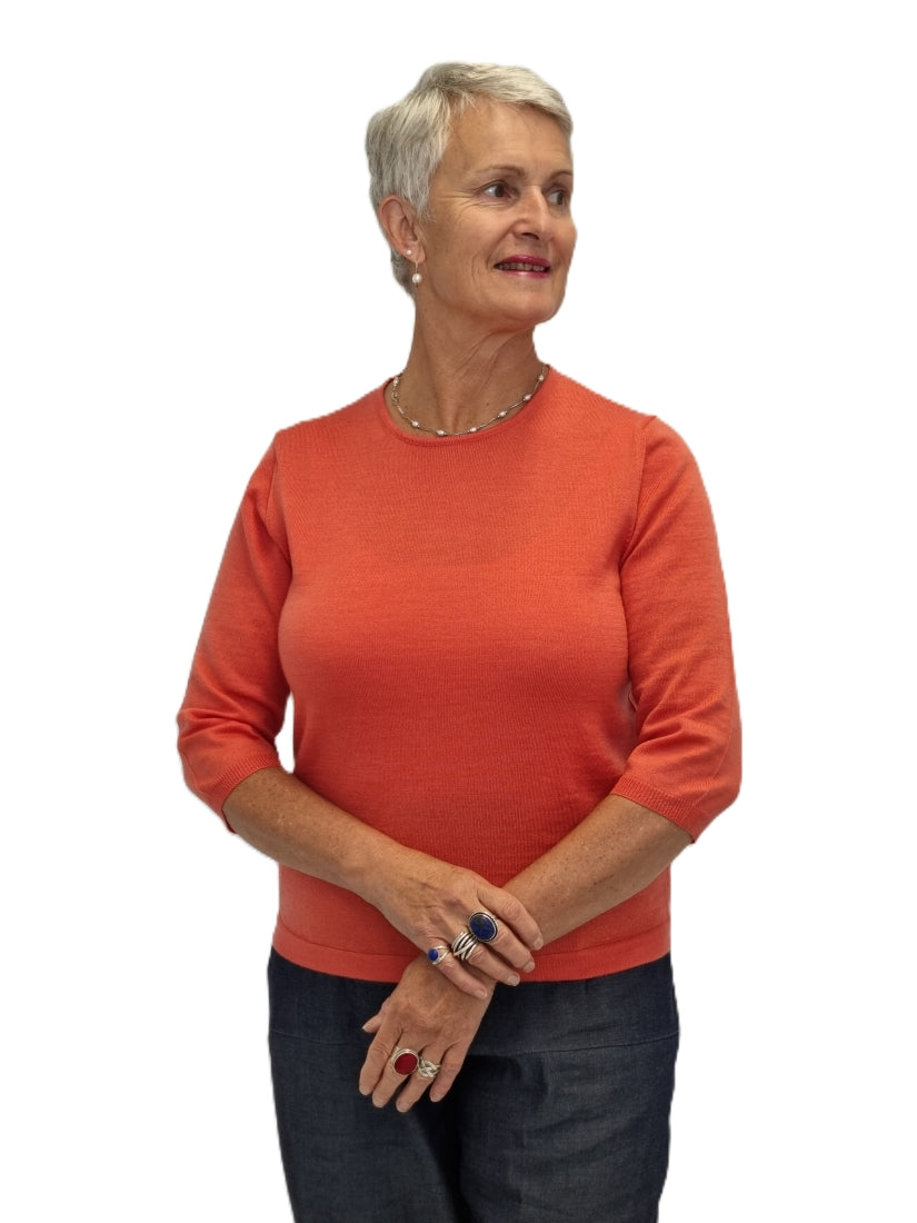 Classic Merino Crew Neck - Short Sleeves