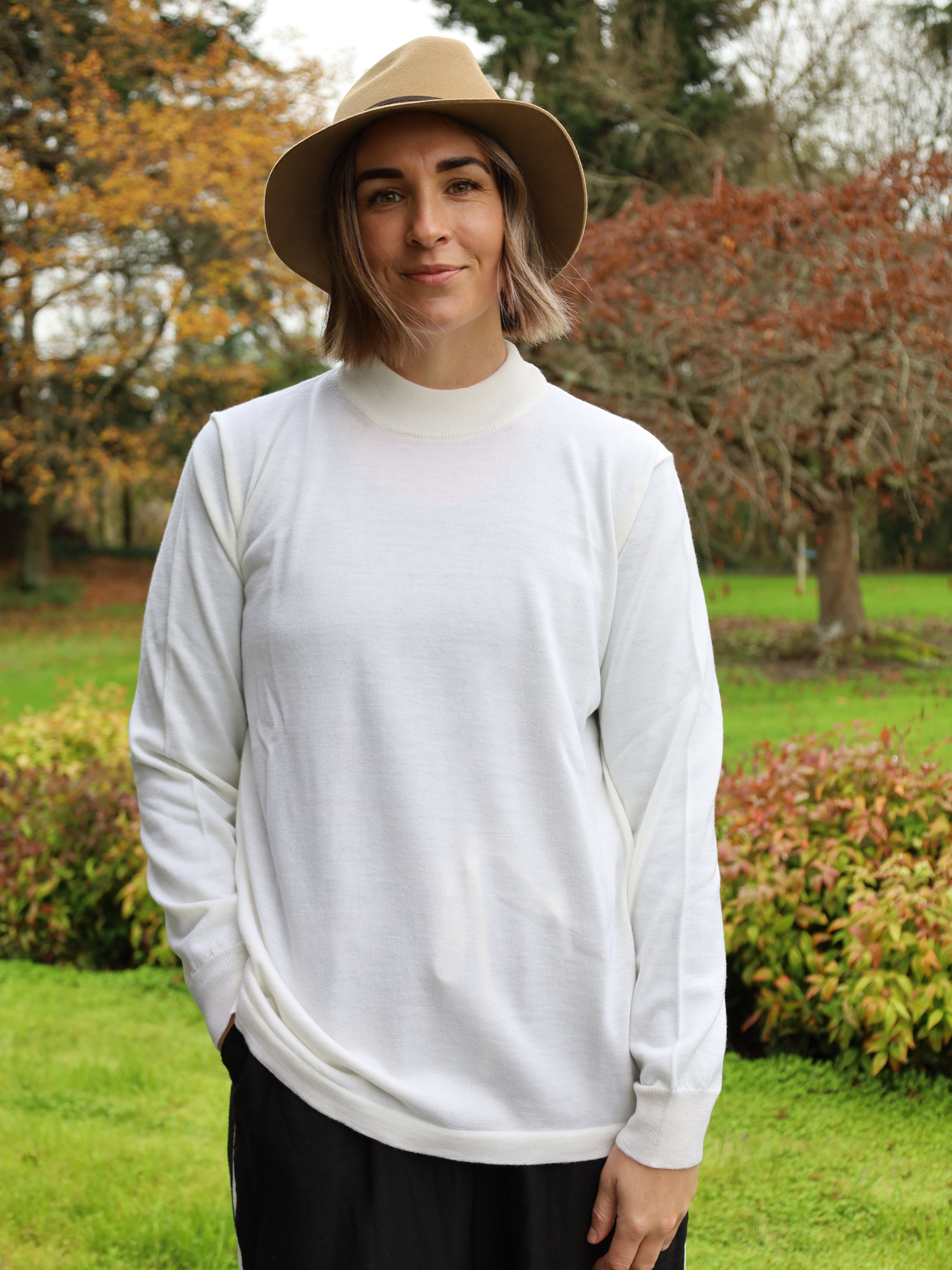 Classic Merino Turtle Neck - Long Sleeves natural