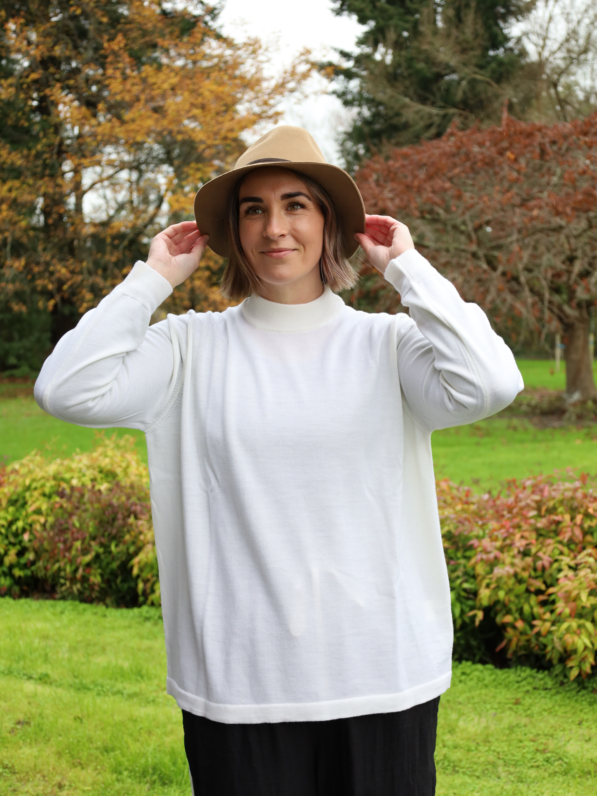 Classic Merino Turtle Neck - Long Sleeves natural