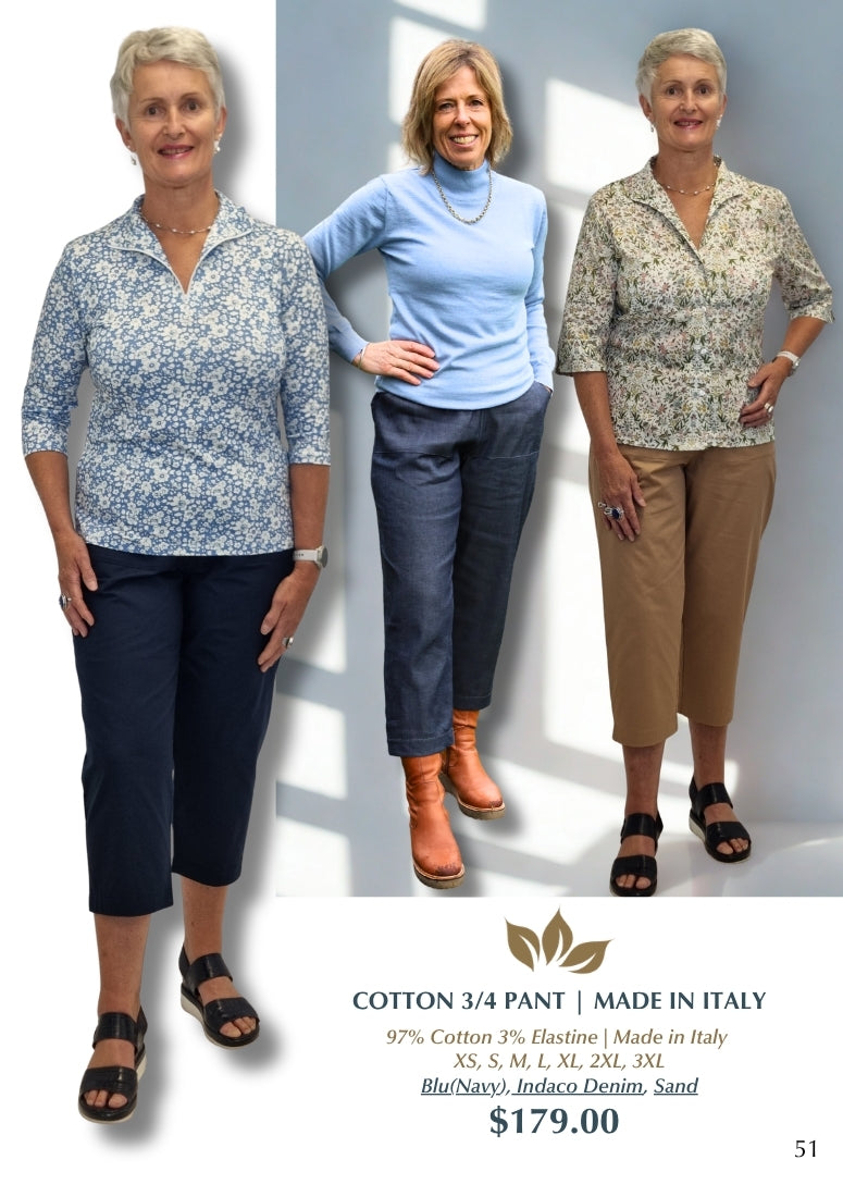 Cotton 3/4 Pant