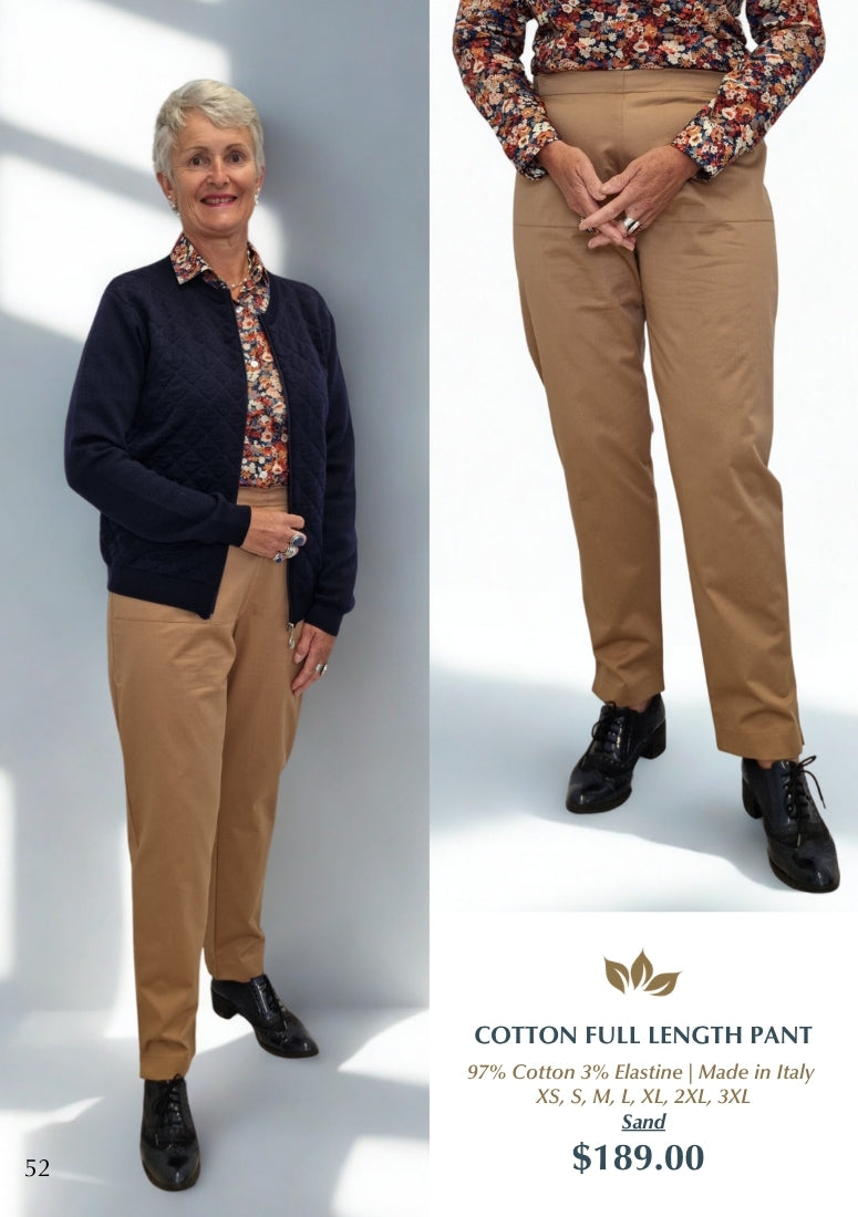 Cotton Full Length Pant