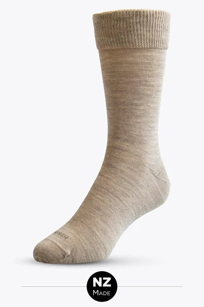 wool sock oatmeal 