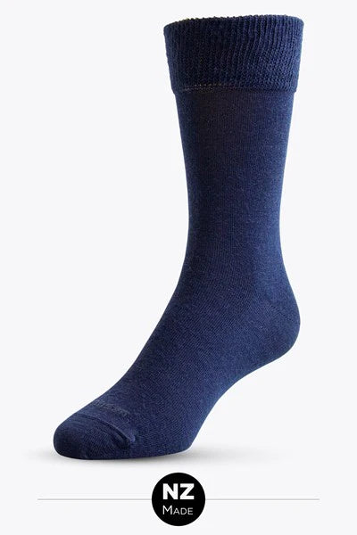 wool sock blue