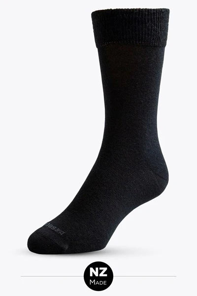 wool sock black
