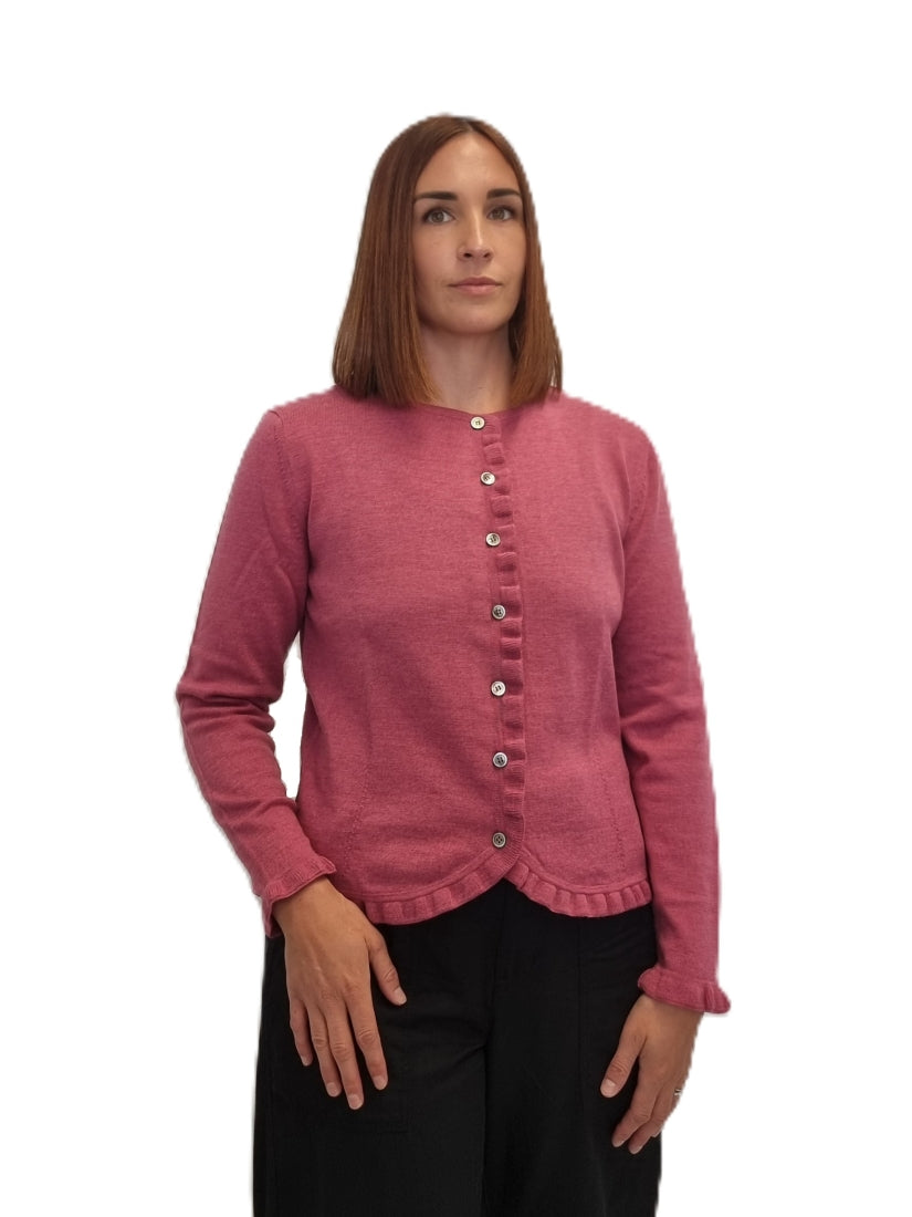 Frill Trim Cardigan