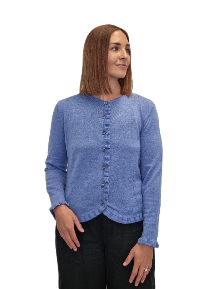Frill Trim Cardigan