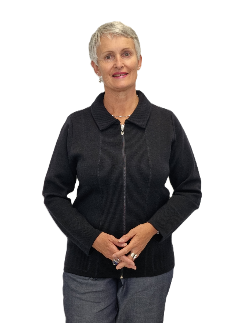 100% Merino Hannah Zip Jacket with Pockets