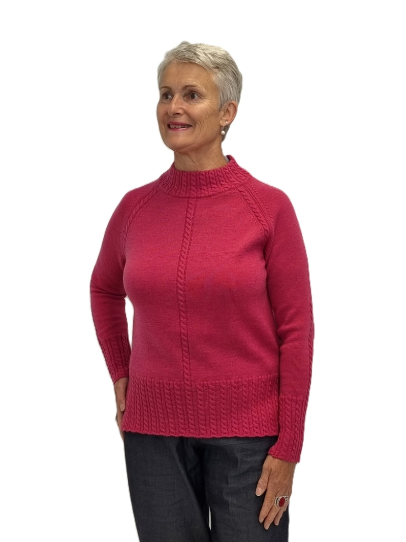 Lena Mock Crew Neck Jumper