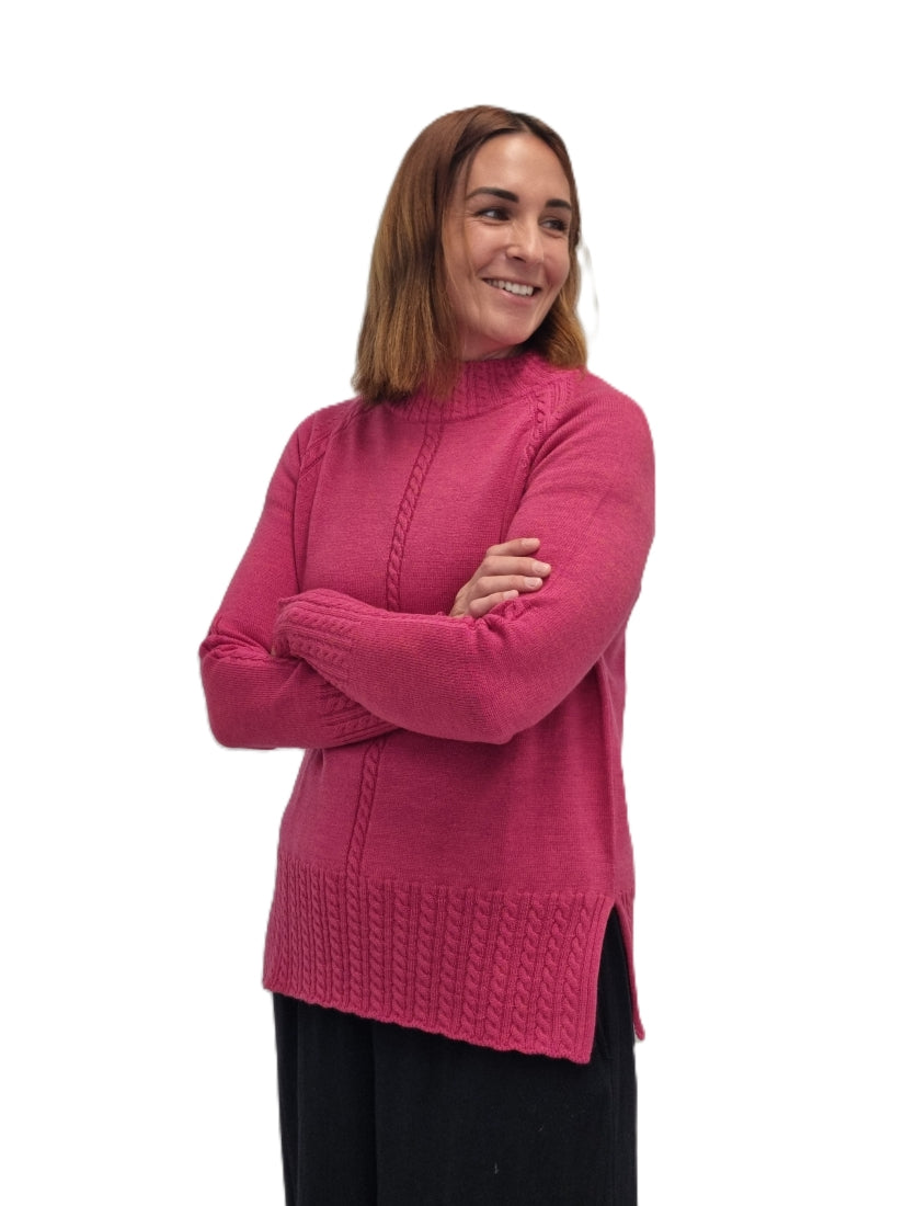 Lena Mock Crew Neck Jumper