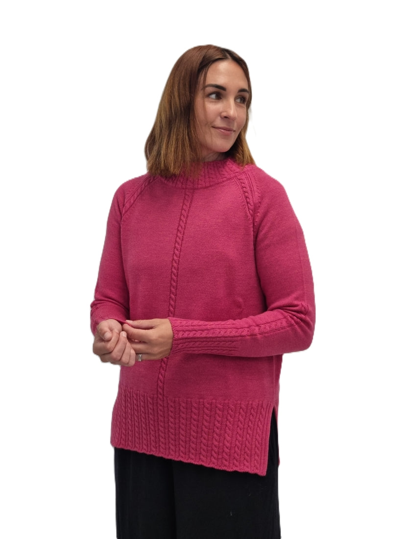 Lena Mock Crew Neck Jumper