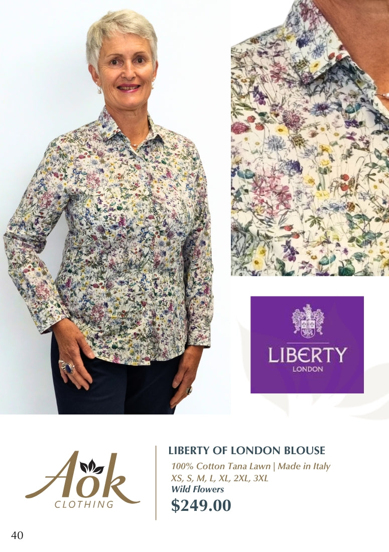 Liberty of London Blouse - Wild Flowers