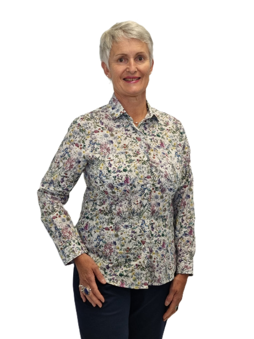 Enchanting Liberty Wildflowers in Luxurious Tana Lawn