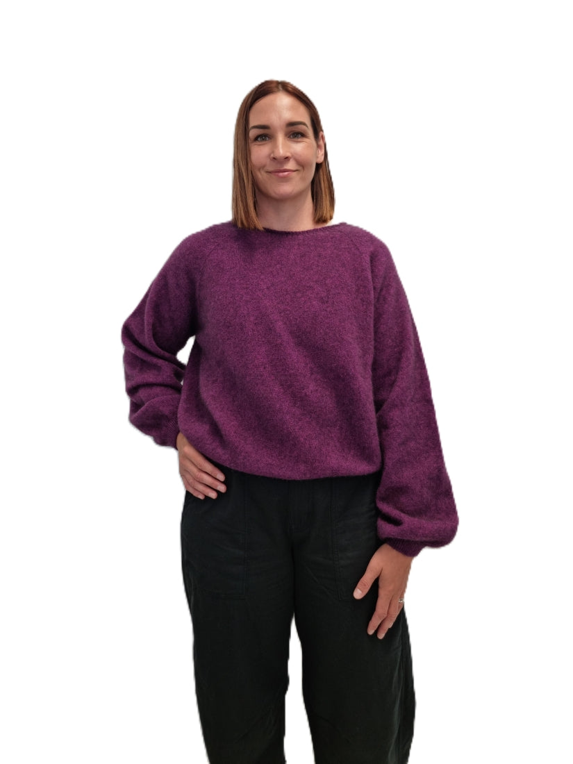 Merino Possum Belle Jumper twilight
