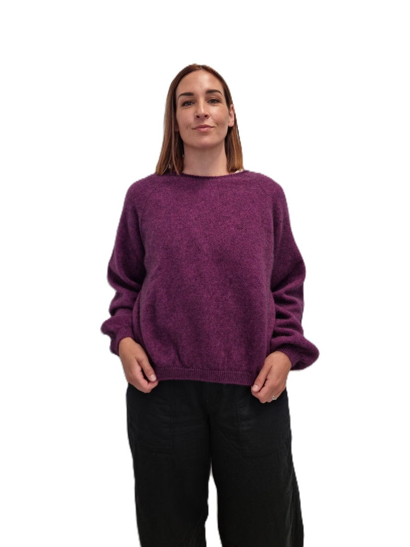 Merino Possum Belle Jumper twilight