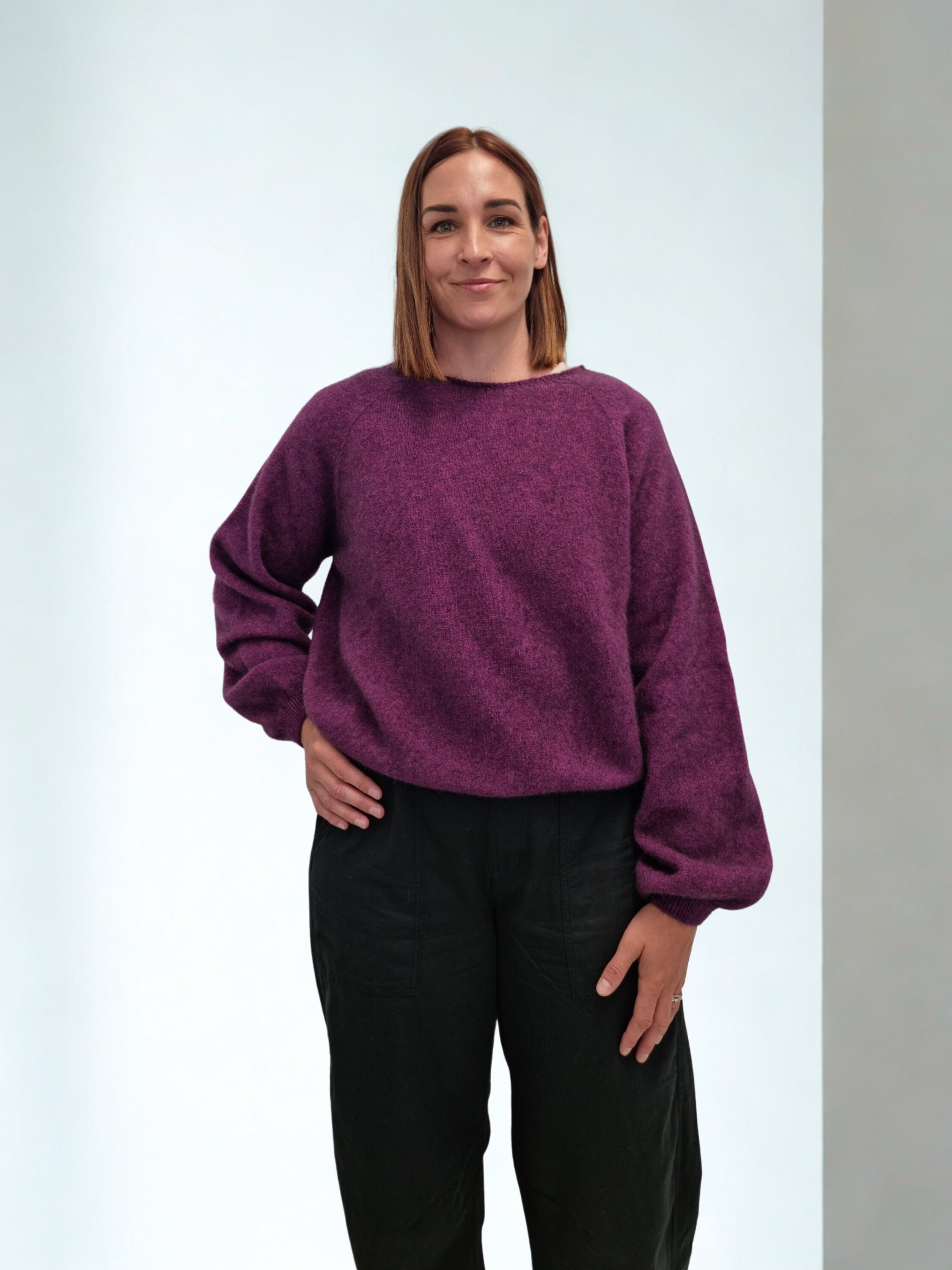 Merino Possum Belle Jumper twilight