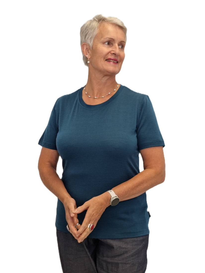 AOK clothing Merino tee  Rain Forest